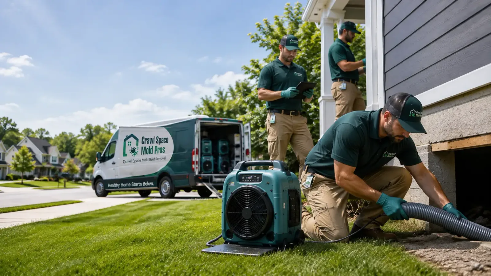 Crawl Space Mold Removal in Mcdermott, OH